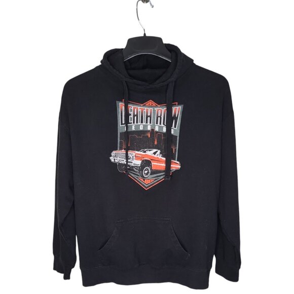 Death Row Records Men's Hoodie Size L Pullover Lowrider Black Snoop Dogg - Picture 1 of 5